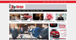 Desktop Screenshot of egehurriyet.com